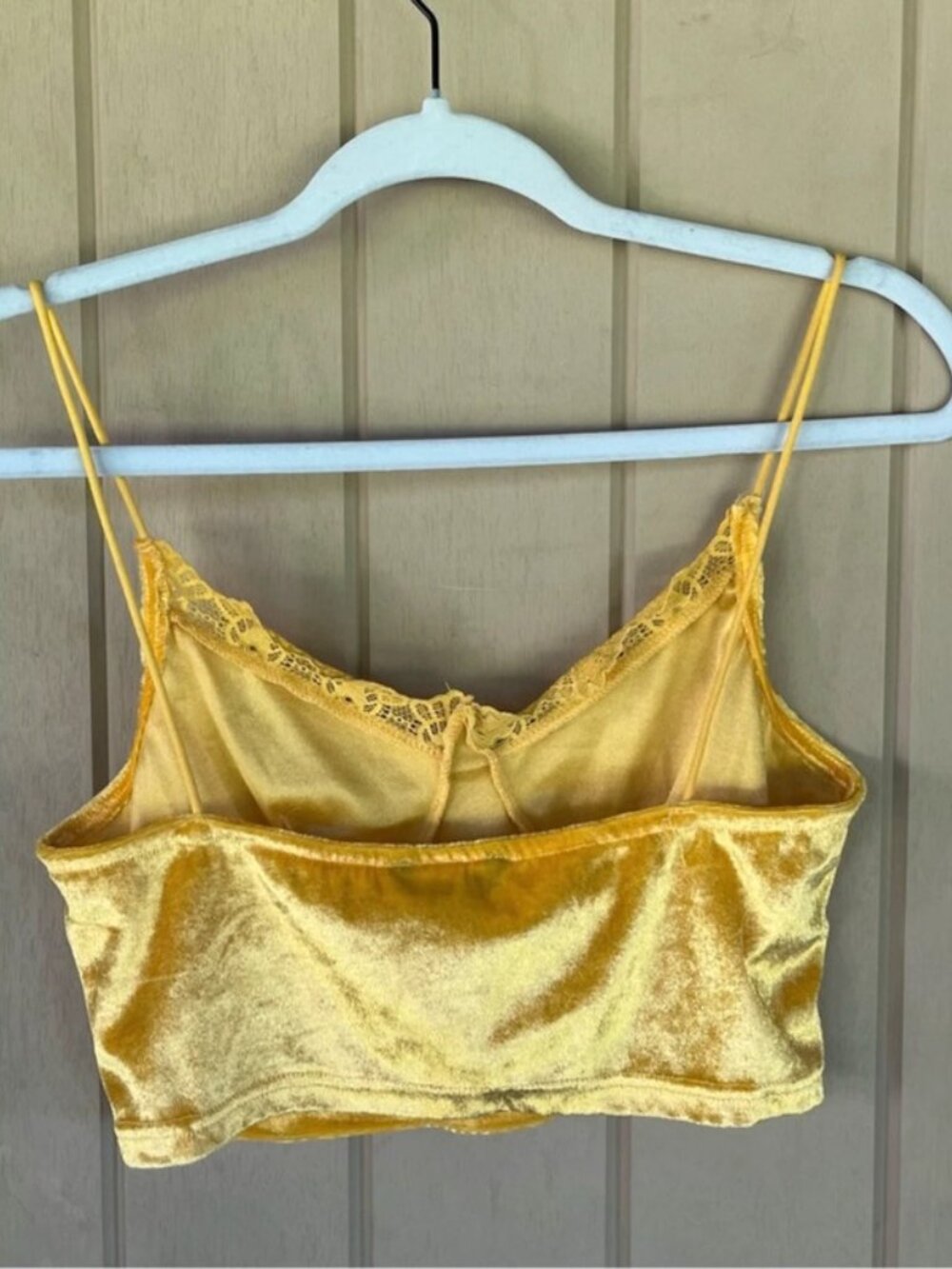 Shein Gold Crop Top - Picture 6 of 6